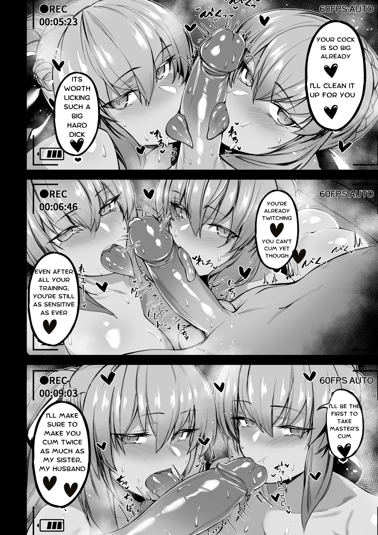 Hentai Manga Comic-Morgan and Her Sister's (Artoria Alter) Semen Squeezing Diary-Read-10